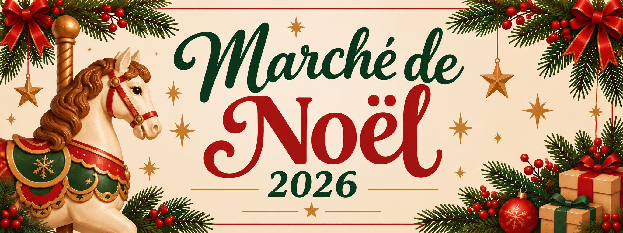 Bannière pour le site marché de Noël 2026