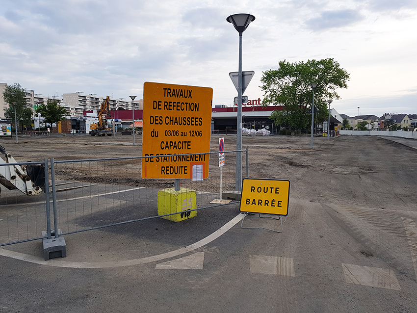 travaux parking 1